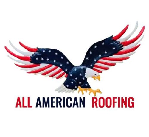 The official logo of All American Roofing, featuring a sleek design that represents the company's commitment to quality and professionalism in roofing services.